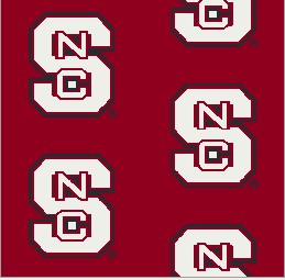 Collegiate Repeating NC State (Red)